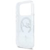 Etui Karl Lagerfeld Liquid Glitter Karl  Script Logo MagSafe do iPhone 17 Pro przezroczysty